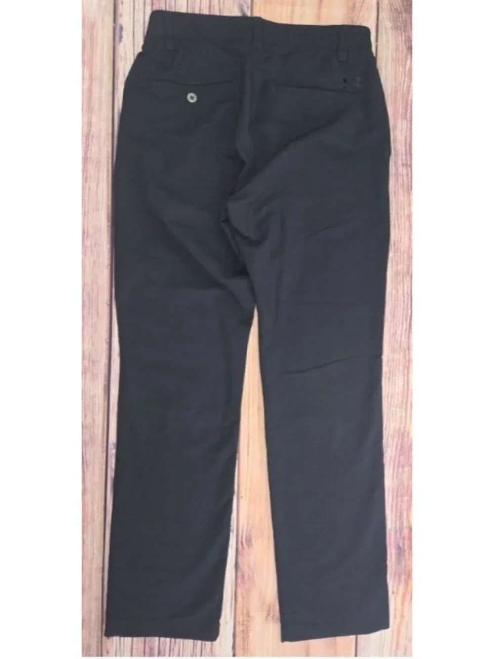 Under Armour Black Tapered Nylon Blend Golf Pants Size 30x32